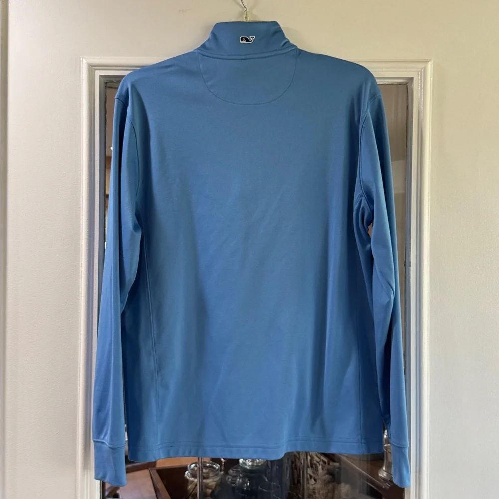 Vineyard Vines 1/4 zip blue pullover - size S